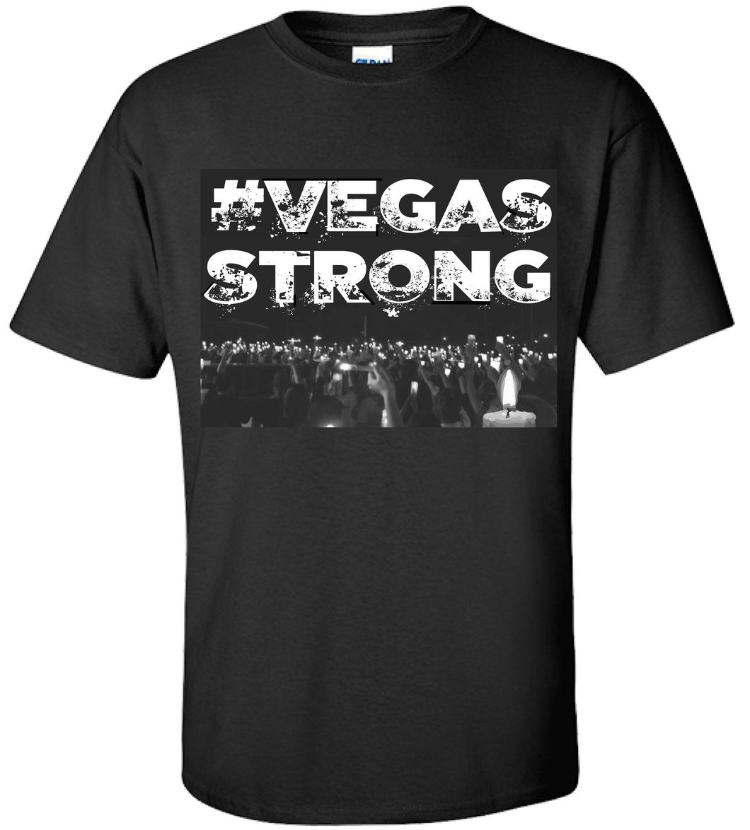 #VegasStrong Candlelight Vigil T-Shirt Free Shipping