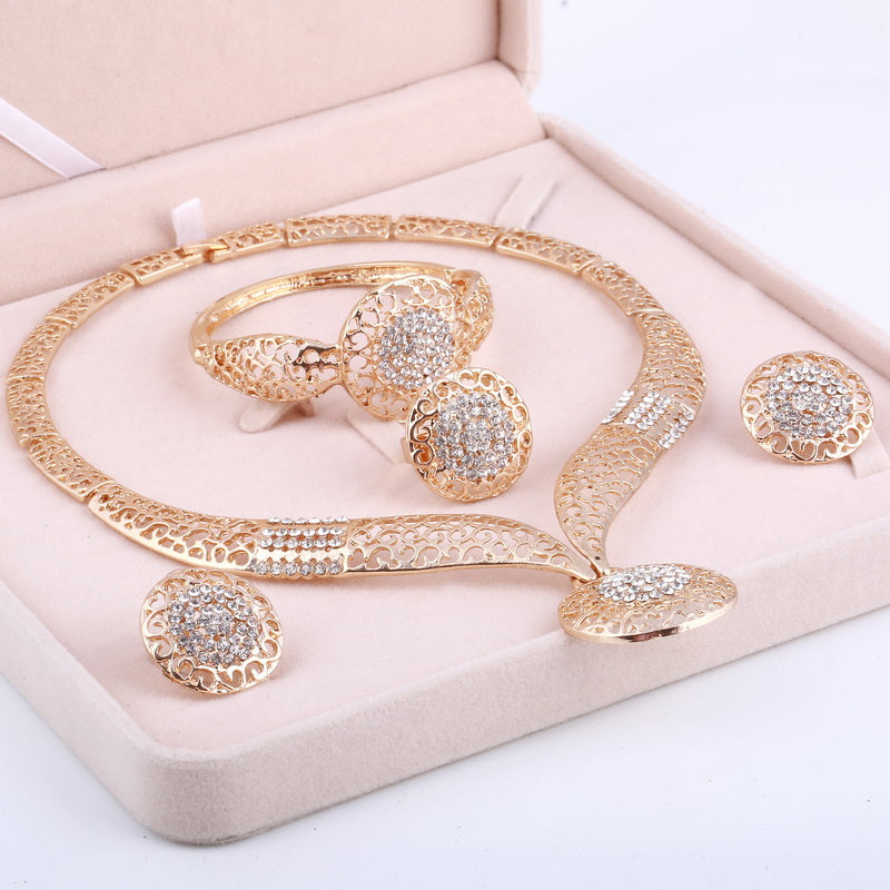 Dubai Gold Color Jewelry African Beads Free Shipping