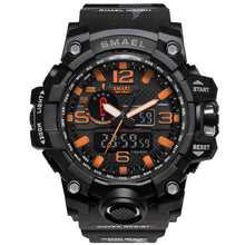 Men 50m Waterproof LED Quartz Sport Wristwatch